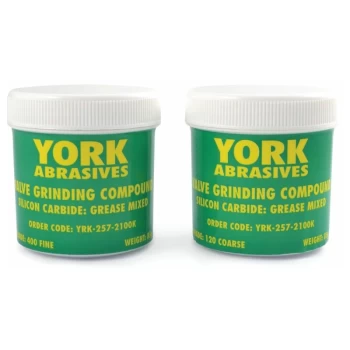 Image of Valve Grinding Compound Dual Pack 1X Fiine , 1X Coarse 85GM Each - York