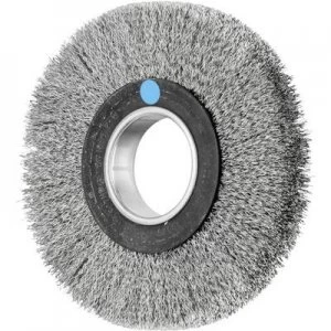 image of PFERD HORSE round brush uncoated 180 x 40 mm wire thickness 0.3mm With hole + adapter set AK 32-2 43701240