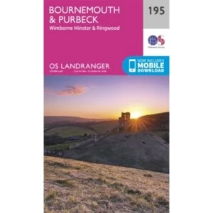 image of Bournemouth & Purbeck, Wimborne Minster & Ringwood by Ordnance Survey (Sheet map, folded, 2016)