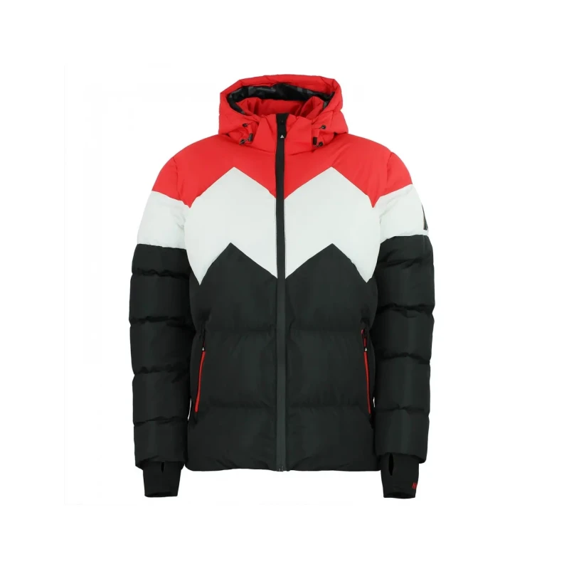 Image of Peak Mountain Peak Mountain's Chevron Ski Puffer Rouge Male M CERULIS/NM/R/ROUGE