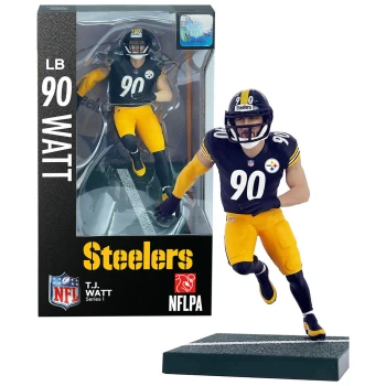 image of NFL Pittsburgh Steelers 7 Action Figure - T.J. Watt