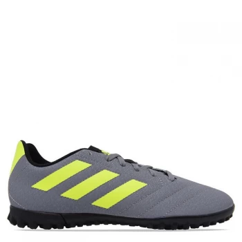 Image of adidas Goletto Childrens Astro Turf Trainers - Grey/SolYellow
