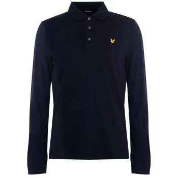 image of Lyle and Scott Sleeve Polo - Blue