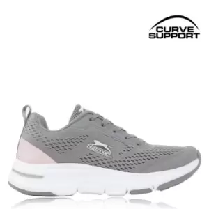 image of Slazenger Curve Support E-Mesh Trainers Ladies - Grey