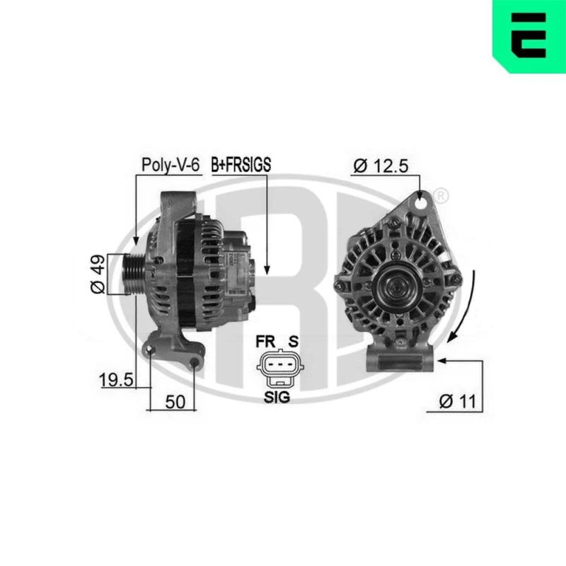 Image of ERA Alternator ERA 210367A