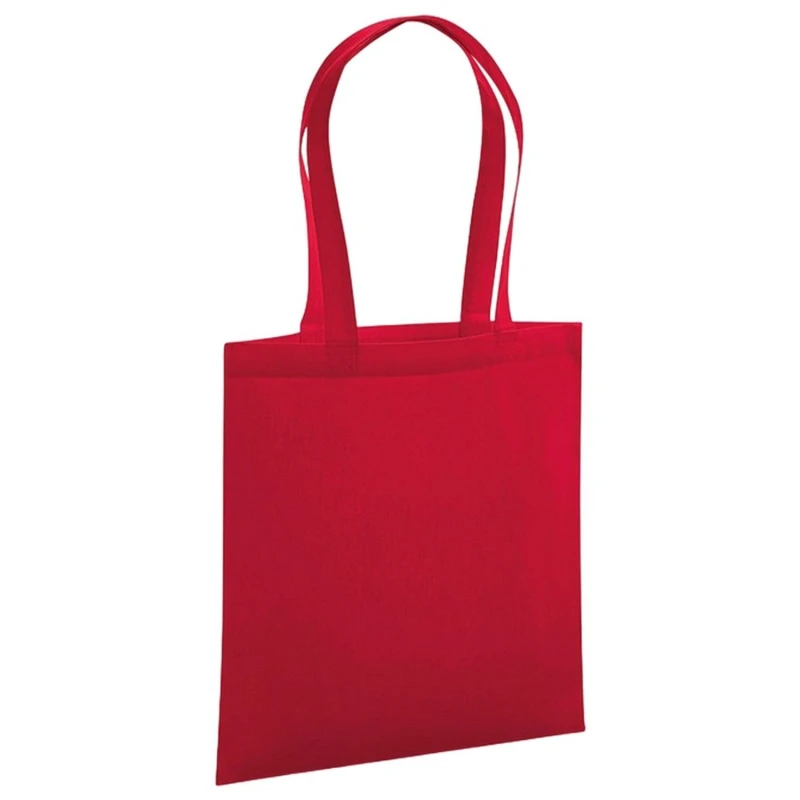 Image of Westford Mill Premium womens Shopper bag in Red