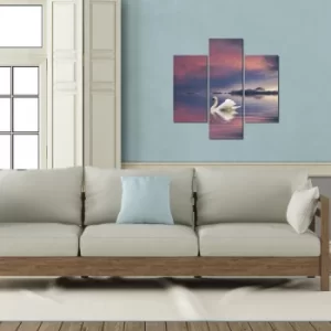 Image of 3MDF-011 Multicolor Decorative MDF Painting (3 Pieces)