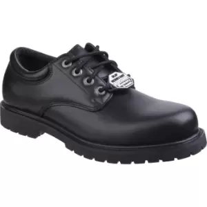Image of Skechers Work Cottonwood Elks Shoe Black Size 10
