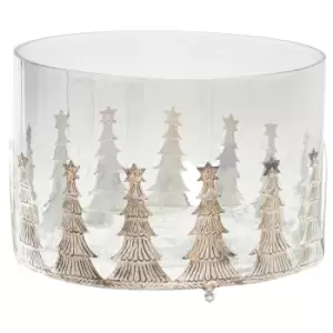 image of Noel Collection Midnight Large Christmas Tree Candle Holder