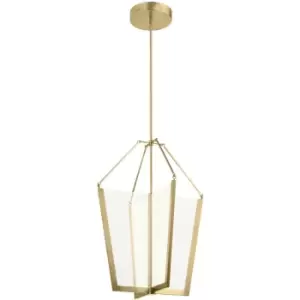 image of Elstead Quintessentiale - Quintiesse Kichler Calters Integrated LED Pendant Ceiling Light Champagne Gold, 3000K