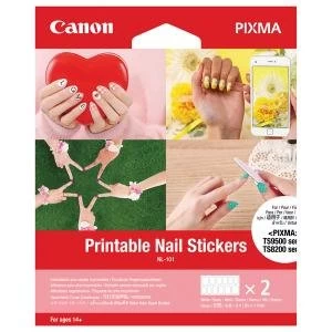 image of Canon Printable Nail Stickers NL-101 Pack of 24 32303C002