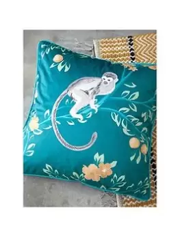 image of Catherine Lansfield Tropical Monkey Filled Cushion