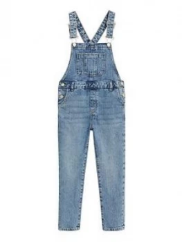 Mango Girls Dungarees - Blue, Size Age: 8 Years