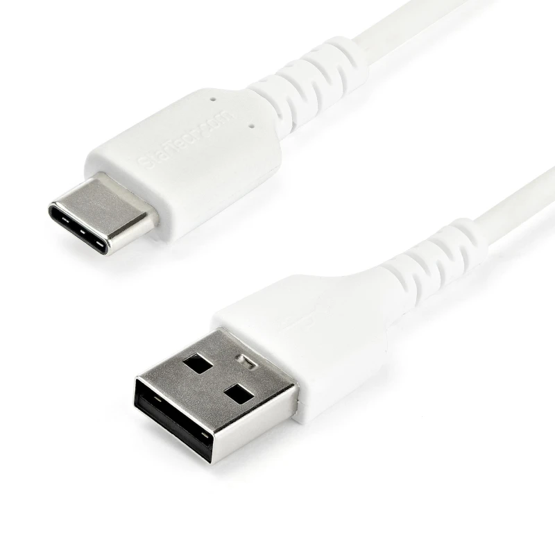 Image of 2m White USB 2.0 to USB C Cable 60W