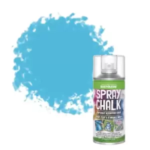 image of Rust-Oleum Decorative Blue Chalky Topcoat Spray Paint, 150Ml