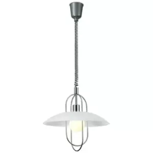 image of Pendant lamp Riva Chrome polished 1 bulb 77cm