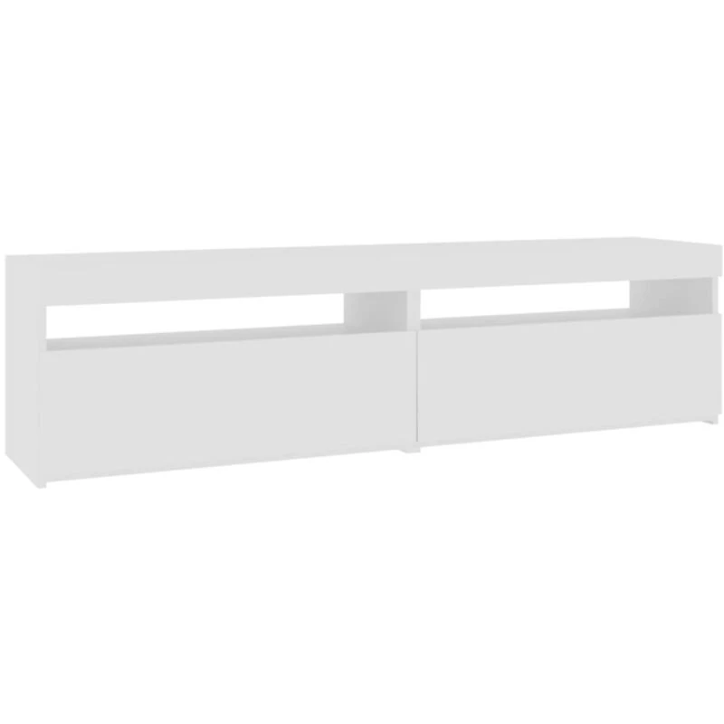 Image of VIDAXL TV Cabinets 2 pcs with LED Lights White 75x35x40cm Vidaxl 8720286218020