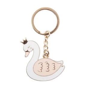Image of Sass & Belle Freya Swan Enamel Keyring