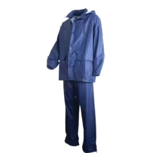 image of 2 Piece Rainsuit, Navy (L)