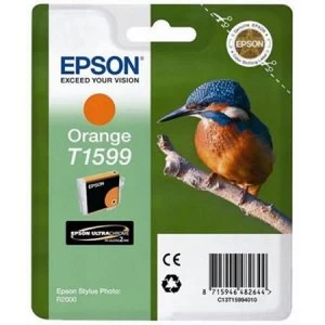 Image of Epson Kingfisher T1599 Orange Ink Cartridge