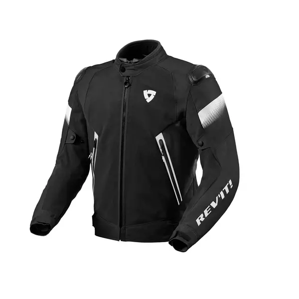 Image of REV'IT! Control Air H2O Jacket Black White Size 3XL