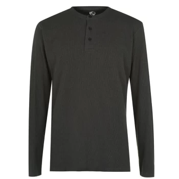 Image of Howick Grandad Pyjama Top - Charcoal