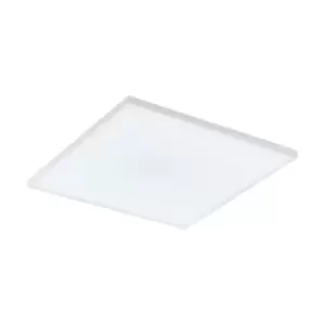 Image of 450mm Modern Sleek Ceiling Light White Slim Square Low Profile 20W LED 4000K