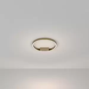 Maytoni Rim Modern Integrated LED Semi Flush Light Brass, 40cm, 4000K