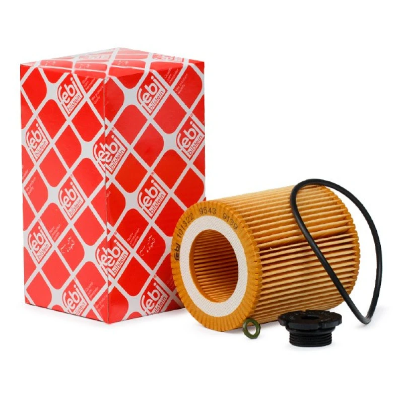 Image of FEBI BILSTEIN 101322 Oil filter Filter Insert, with seal ring, with gaskets/seals Oil Filter (7)