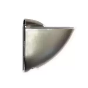 Image of GTV Adjustable Shelf Support Glass Clamp Pelican 55 x 56mm Small - Colour Alumin