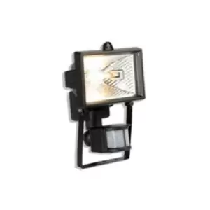 image of Aurora 150W IP54 Floodlight with PIR Square Black - AU-PFL200BLK