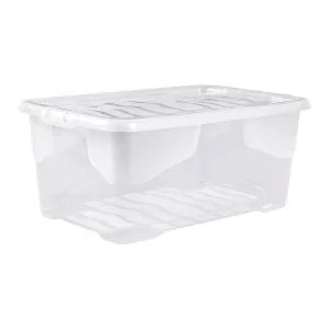 image of Strata Curve Box 42 Litre Clear Ref XW202B-CLR 164404