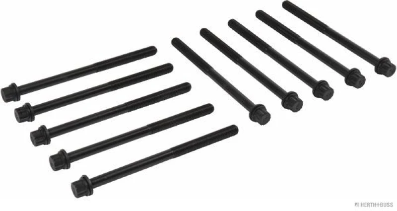 Image of HERTH+BUSS JAKOPARTS J1280522 Cylinder Head Bolt Kit Male Star, Quantity: 10 Bolt Kit,cylinder head (1217)