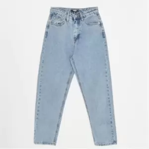 image of Missguided Petite Straight Leg Jeans - Blue