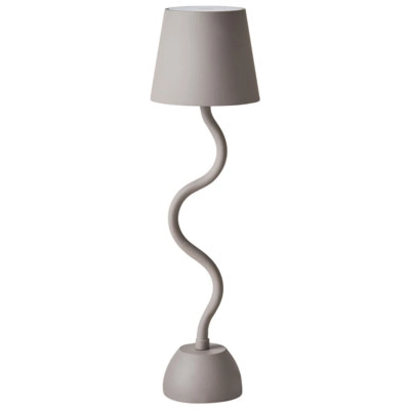 Image of Beliani Wireless LED Table Lamp Vouga With Dimmer Metal Beige