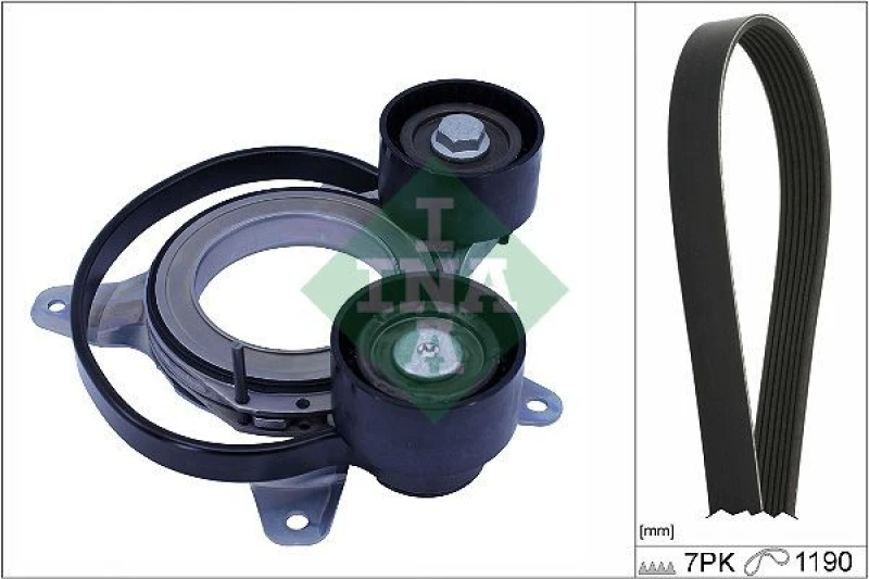 Image of V-Ribbed Belt Set INA 529 0547 10