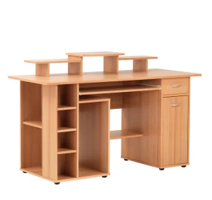 Image of Alphason San Diego Home Office Desk - Beech