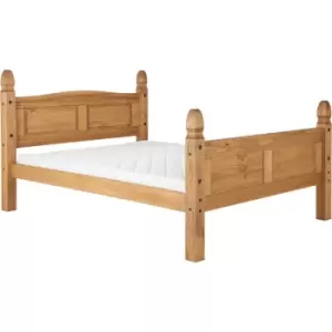 image of 135cm Corona High End Bed Pine