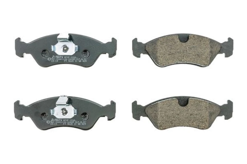 Image of AISIN BPOP-1016 Brake pad set Premium ADVICS by AISIN prepared for wear warning indicator Brake Pad Set,disc brake (402)
