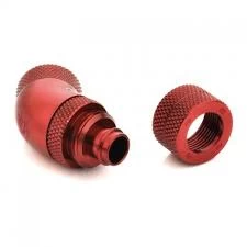 Image of Bitspower Connection 45 degrees 1/4" to 10/8mm - rotatable blood red