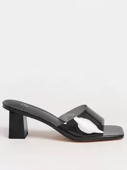 Image of Long Tall Sally Perspex Heel - Black, Size 10, Women