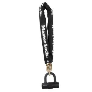 Image of Master Lock Hardened Steel Mini D Lock & Chain 0.9M