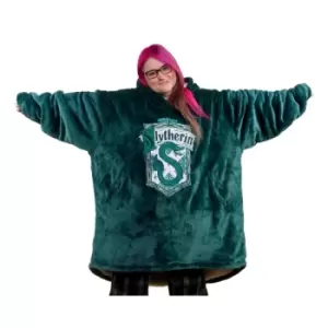 image of Harry Potter: Slytherin Oversized Hoodie Blanket