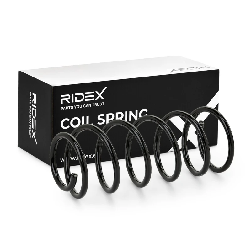 Image of RIDEX 188C0100 Coil spring Front Axle Coil Spring (188)