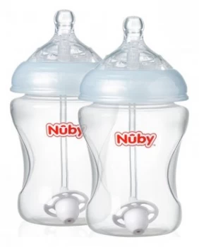 image of Nubys Natural Touch 360 Anti Colic Bottles 2 Pack