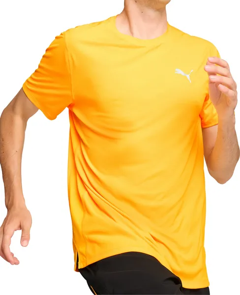 image of Puma FAVORITE VELOCITY TEE Short Sleeve Performance T-Shirts S Orange 45271012350