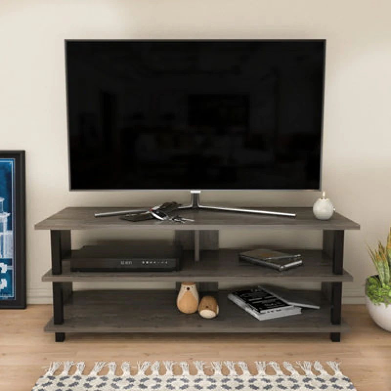 Image of Decorotika Pueblo TV Stand Black Wenge