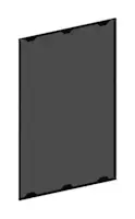 image of SSUPD Meshroom S - Push Pin Mesh Side Panel - Charcoal Black