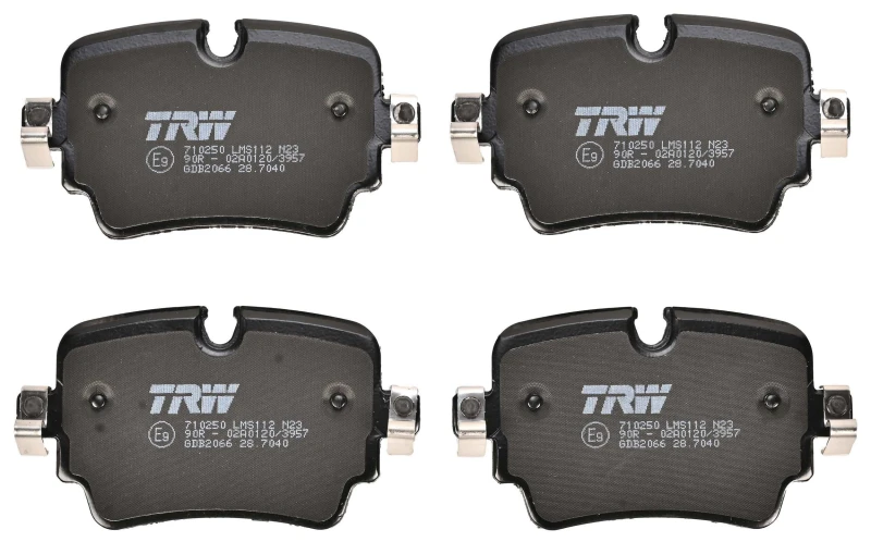 Image of TRW GDB2066 Brake pad set prepared for wear warning indicator Brake Pad Set,disc brake (402)