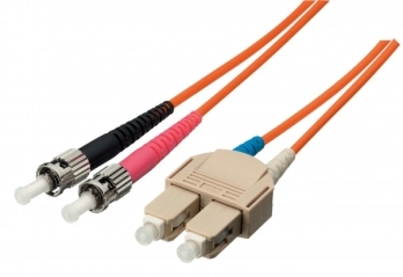 Image of Equip ST/SC Fiber Optic Patch Cable. OS2. 3m